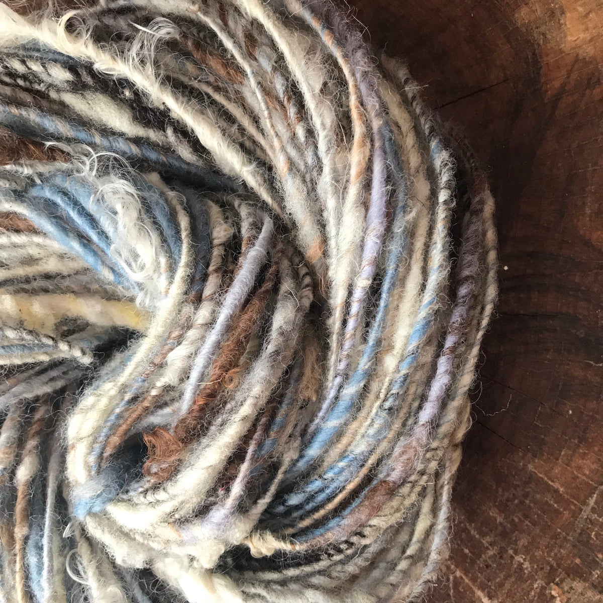 Blue grey art yarn 100g 63y - Mynoush