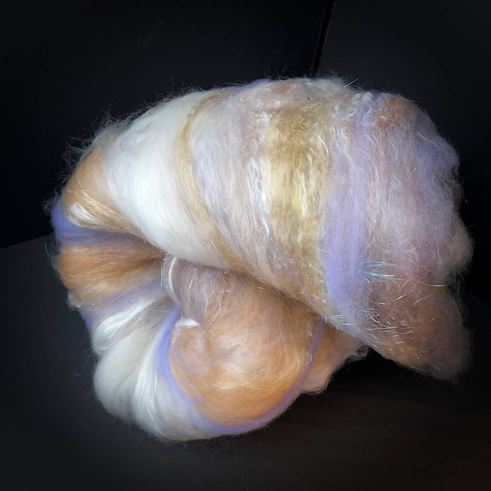 Batt for spinning yarn