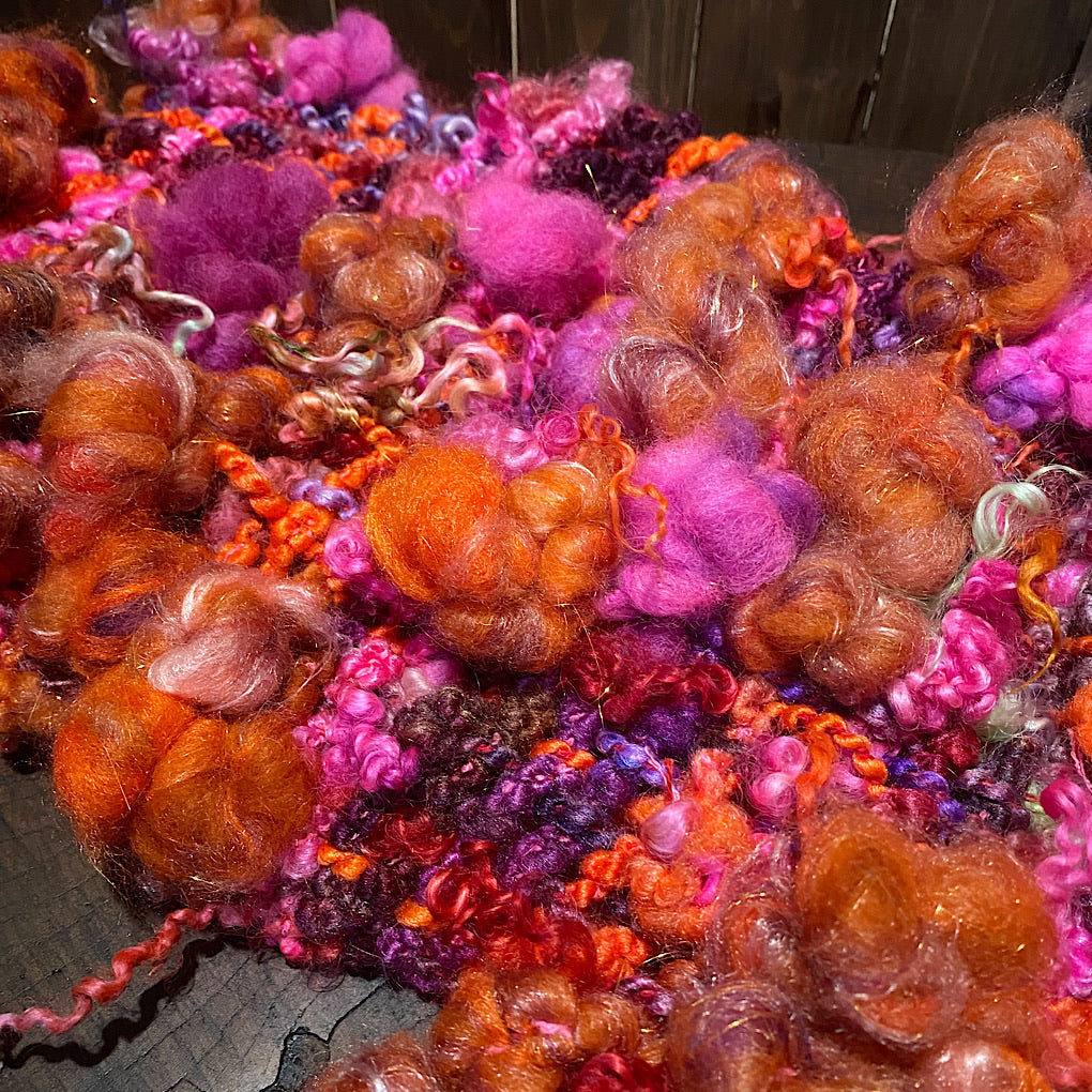 The Fiery Rose Scarf