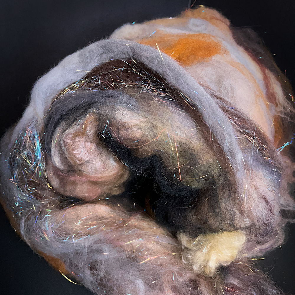 Batt for spinning yarn