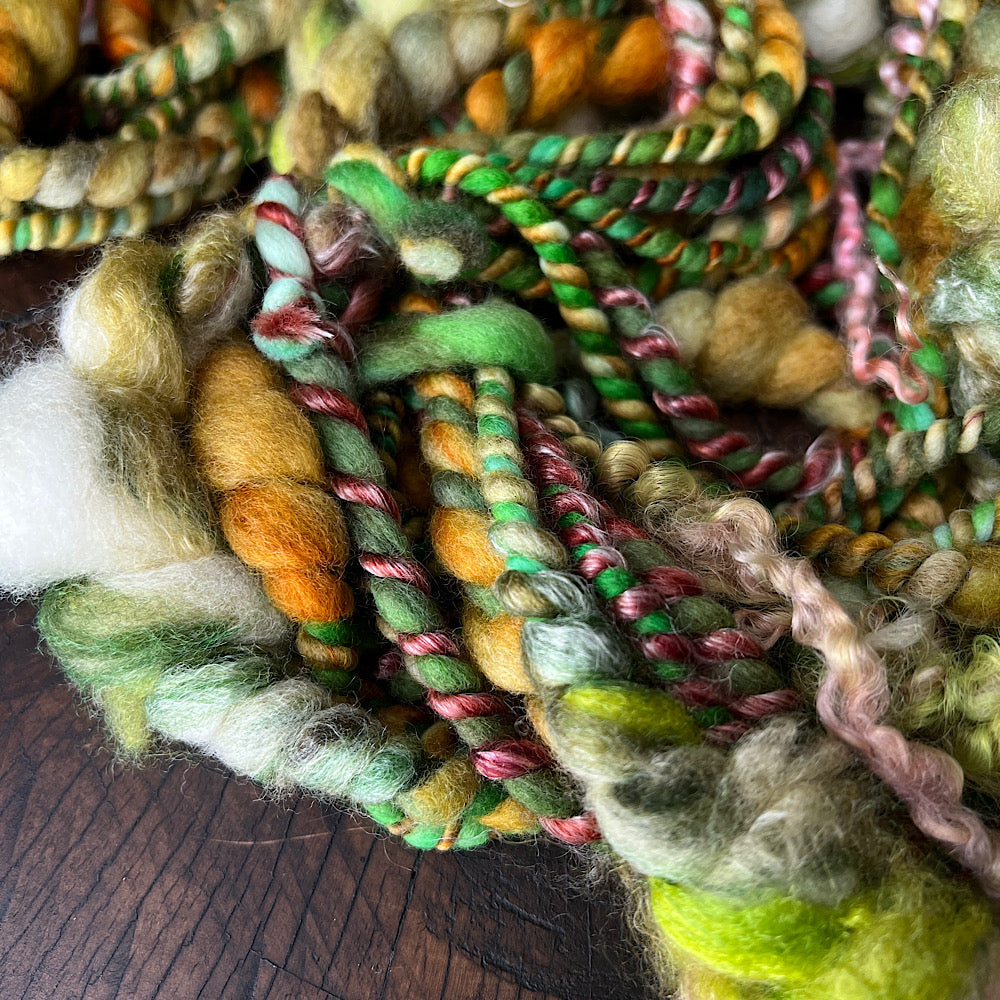 Spring salad - art yarn