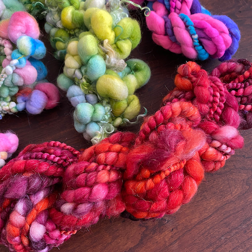 Set of mini skeins of Art yarn