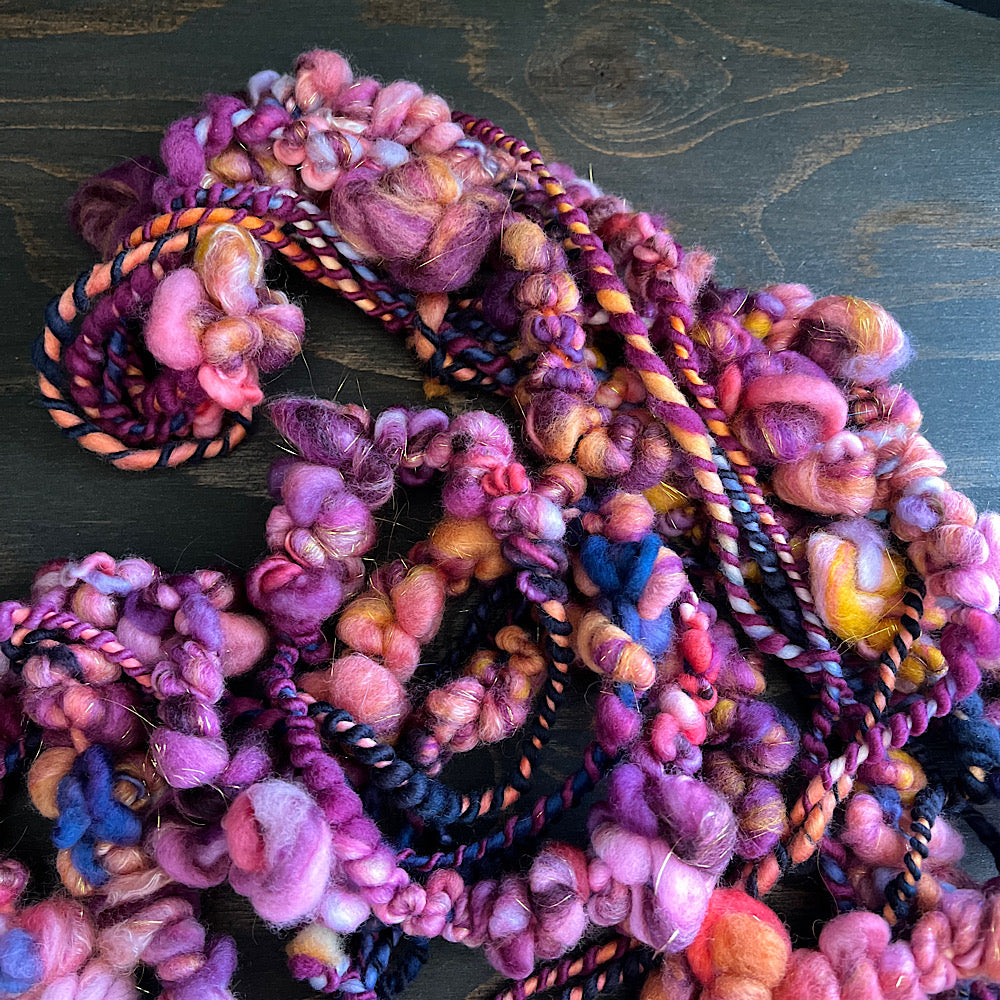 Anise and roses weaving art yarn