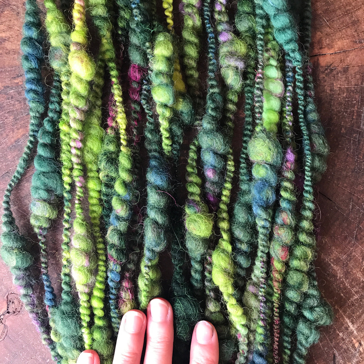 Green  art yarn 80g - Mynoush