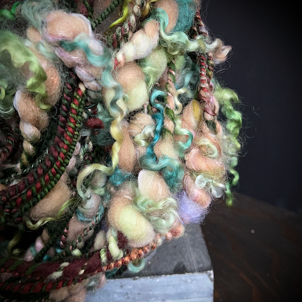 Hand spun art yarn