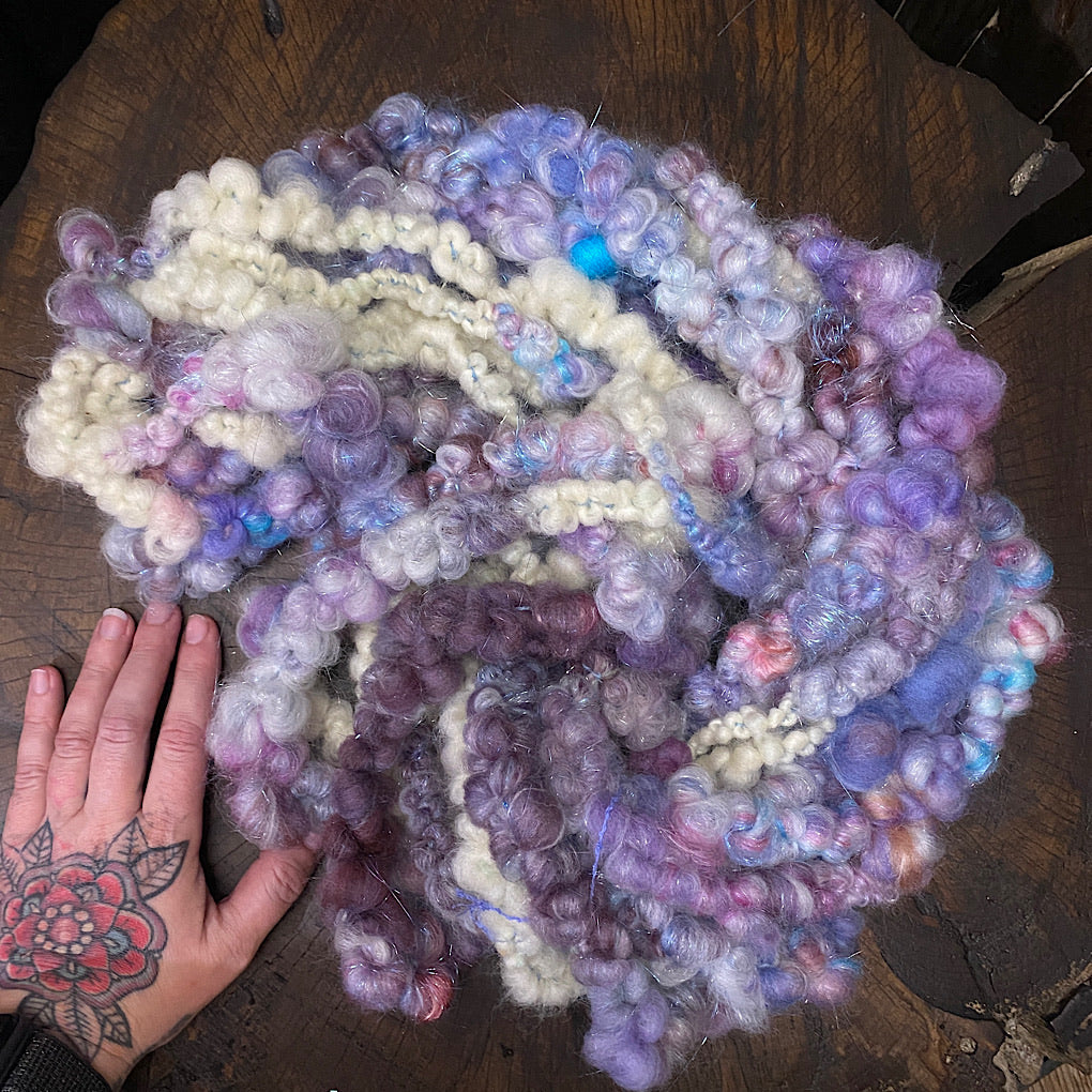 Nimbus - Fluffy sparkly giant art yarn