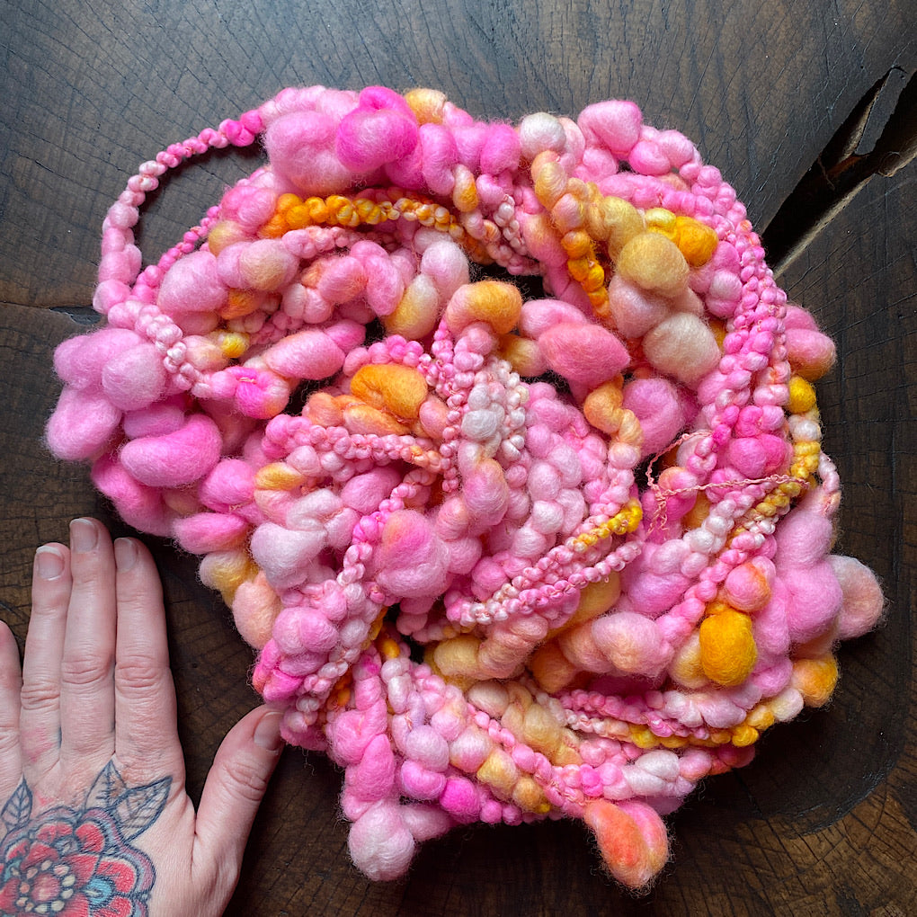 Custom Jumbo Boucle - Honey Rose