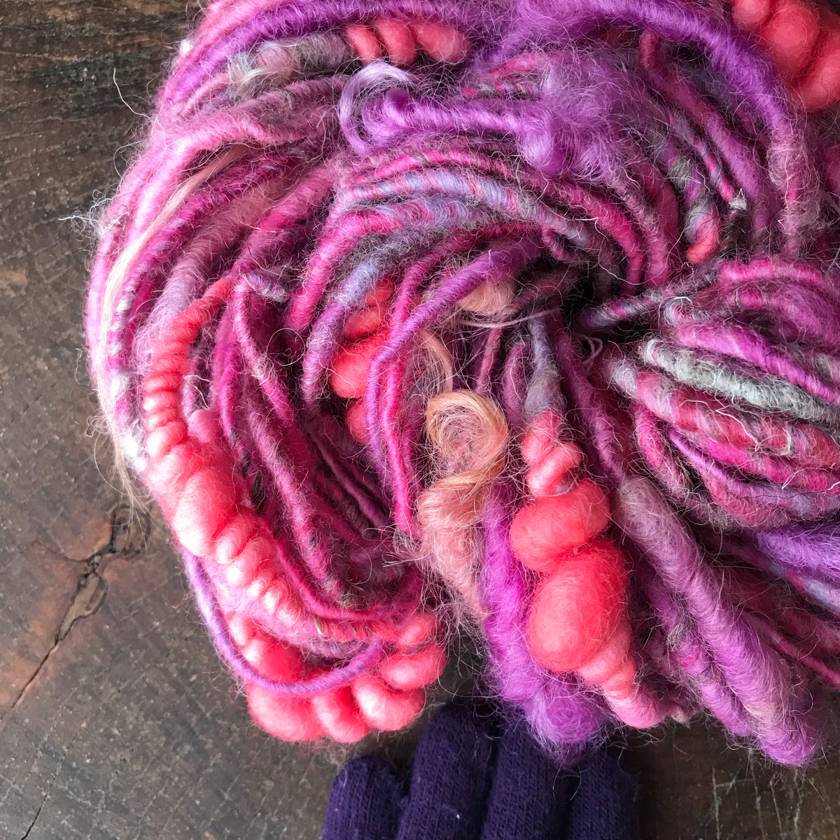 Pink art yarn 100g 37y - Mynoush
