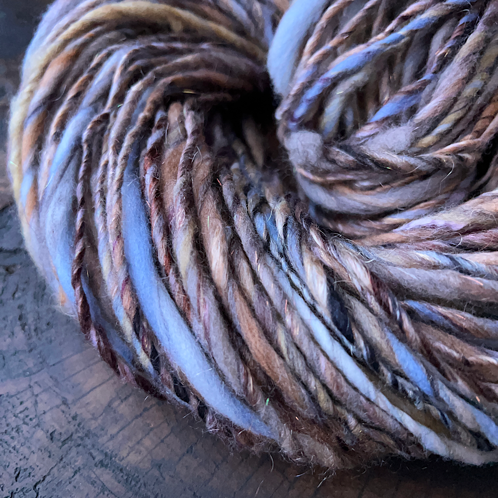 Hand spun yarn single