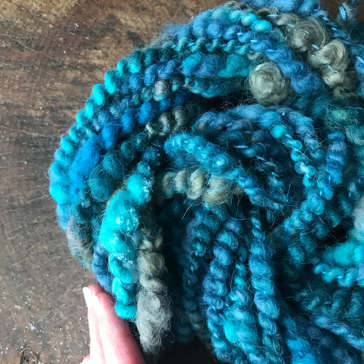 Blue  art yarn 50g - Mynoush