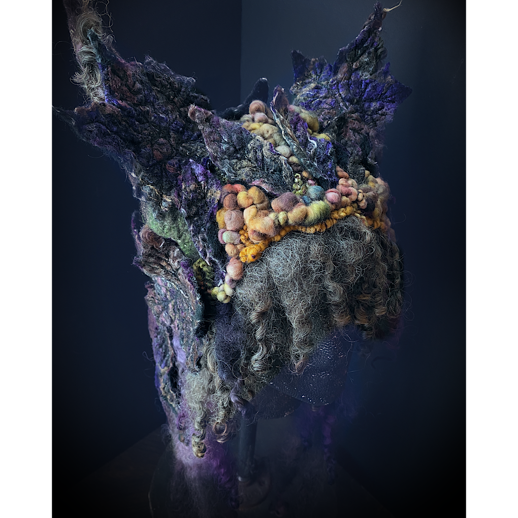 Forest spirit- felted hood