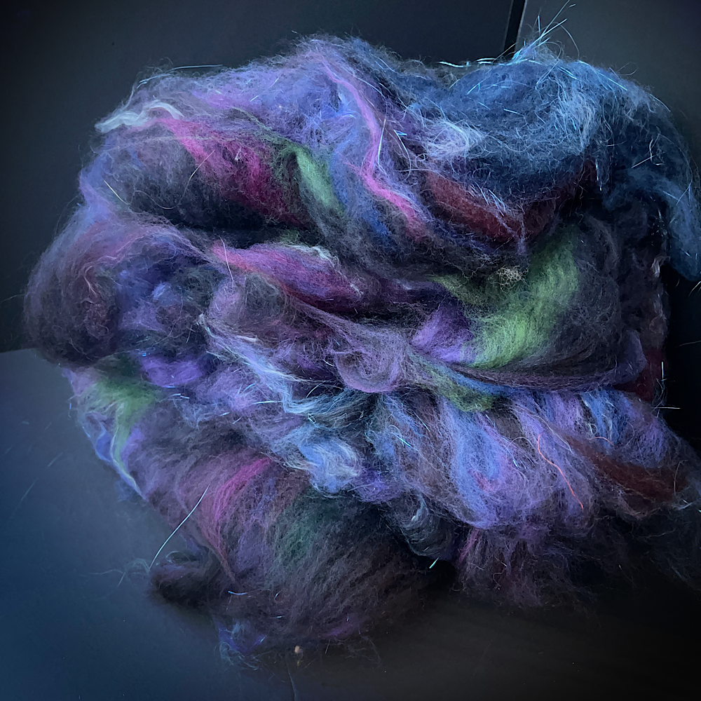 Batt for spinning yarn