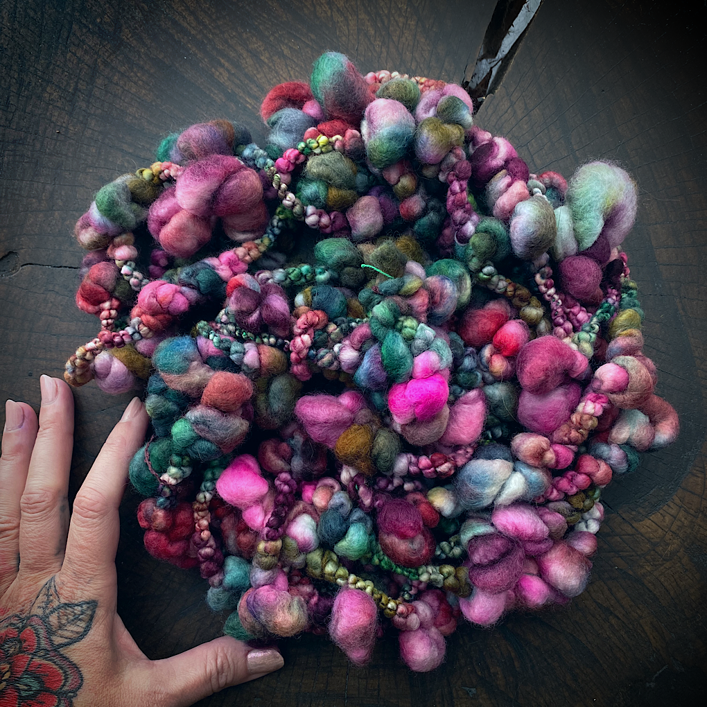 Kiss from a Rose Jumbo boucle Art yarn