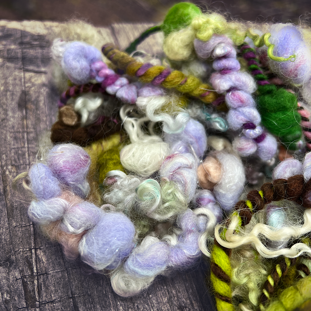 Water lilies 2 - art yarn