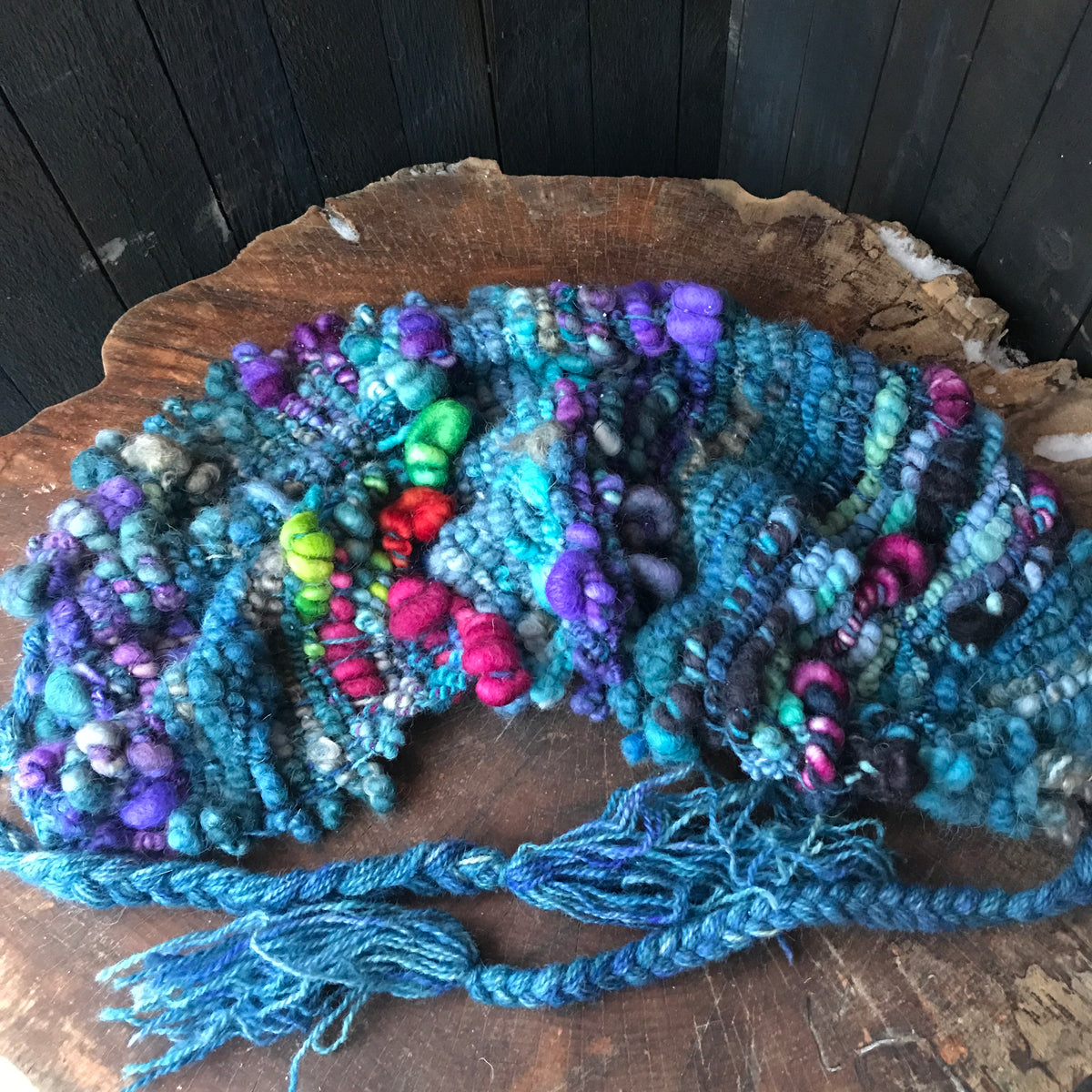 Blue cowl Col bleu - Mynoush