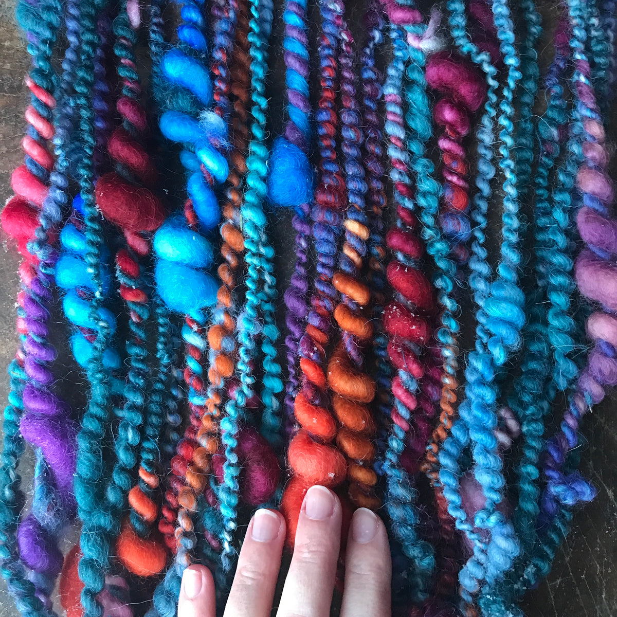 Blue  art yarn 100g - Mynoush