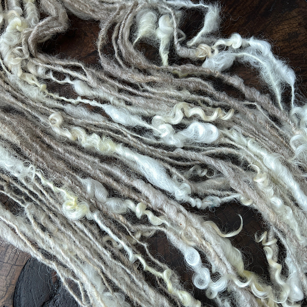 Au naturel core spun art yarn