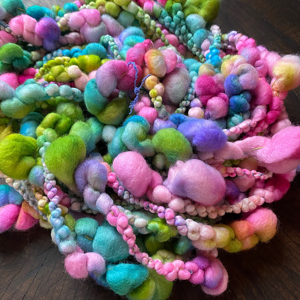 Rainbow Love Jumbo boucle Art yarn