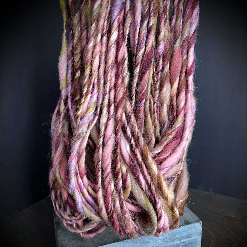 Hand spun single for knitting