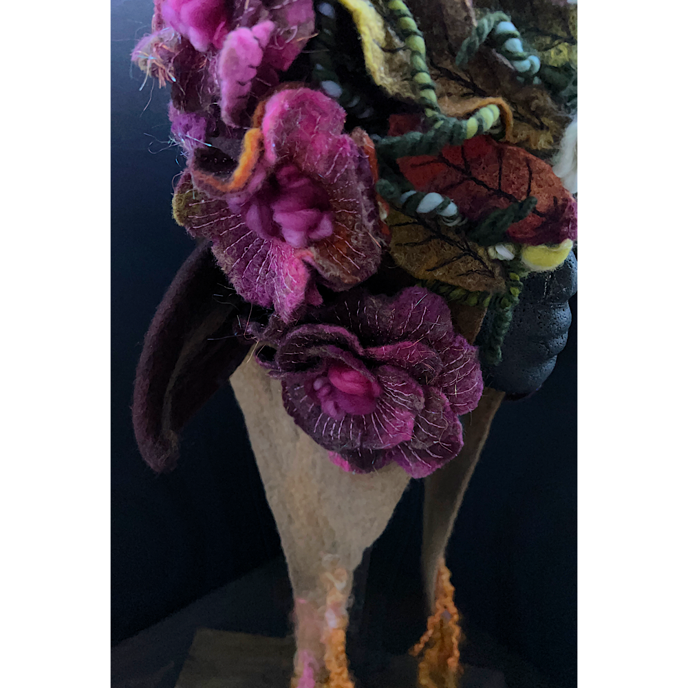 Faun felted Hood