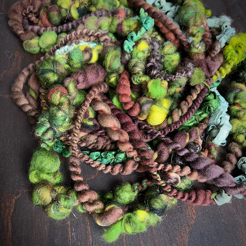 Art yarn for weaving