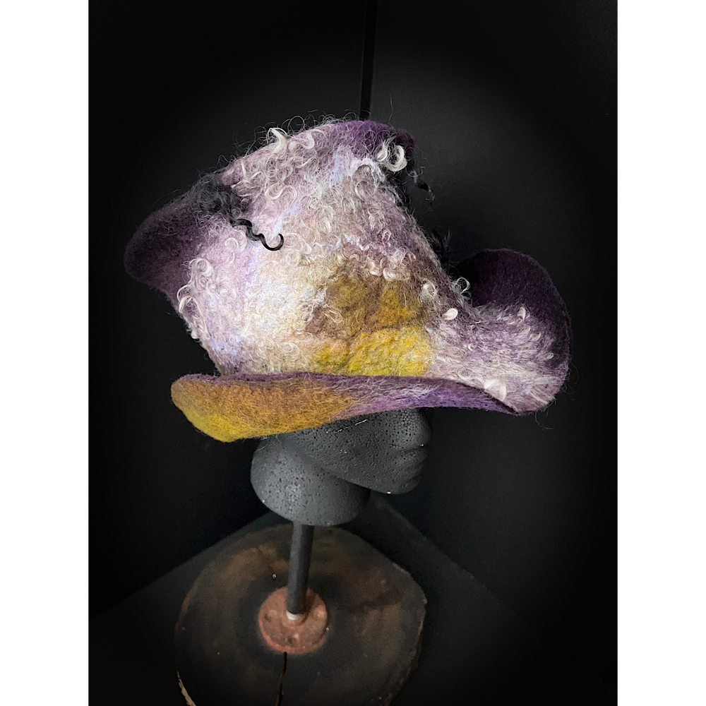 Felted top hat  - 23” 1/4