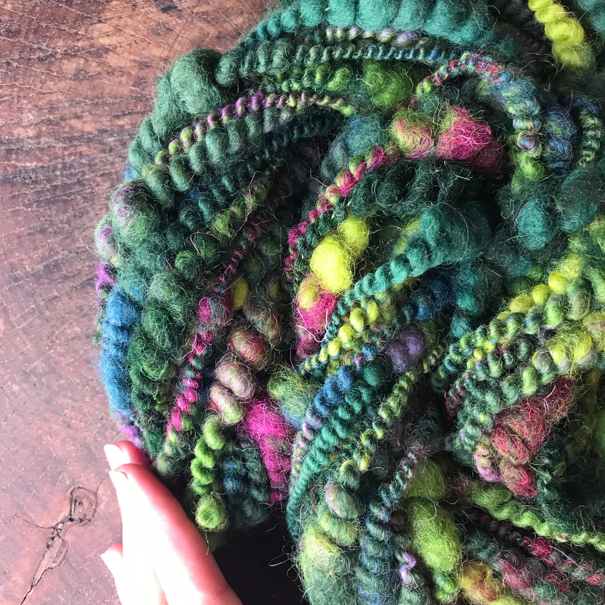 Green  art yarn 80g - Mynoush