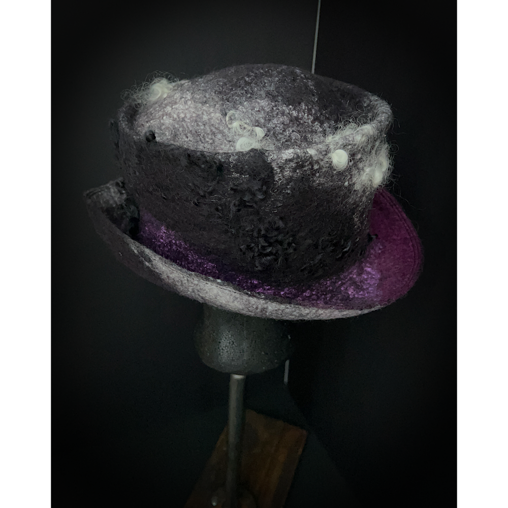 Felted top hat  - 22 3/4”