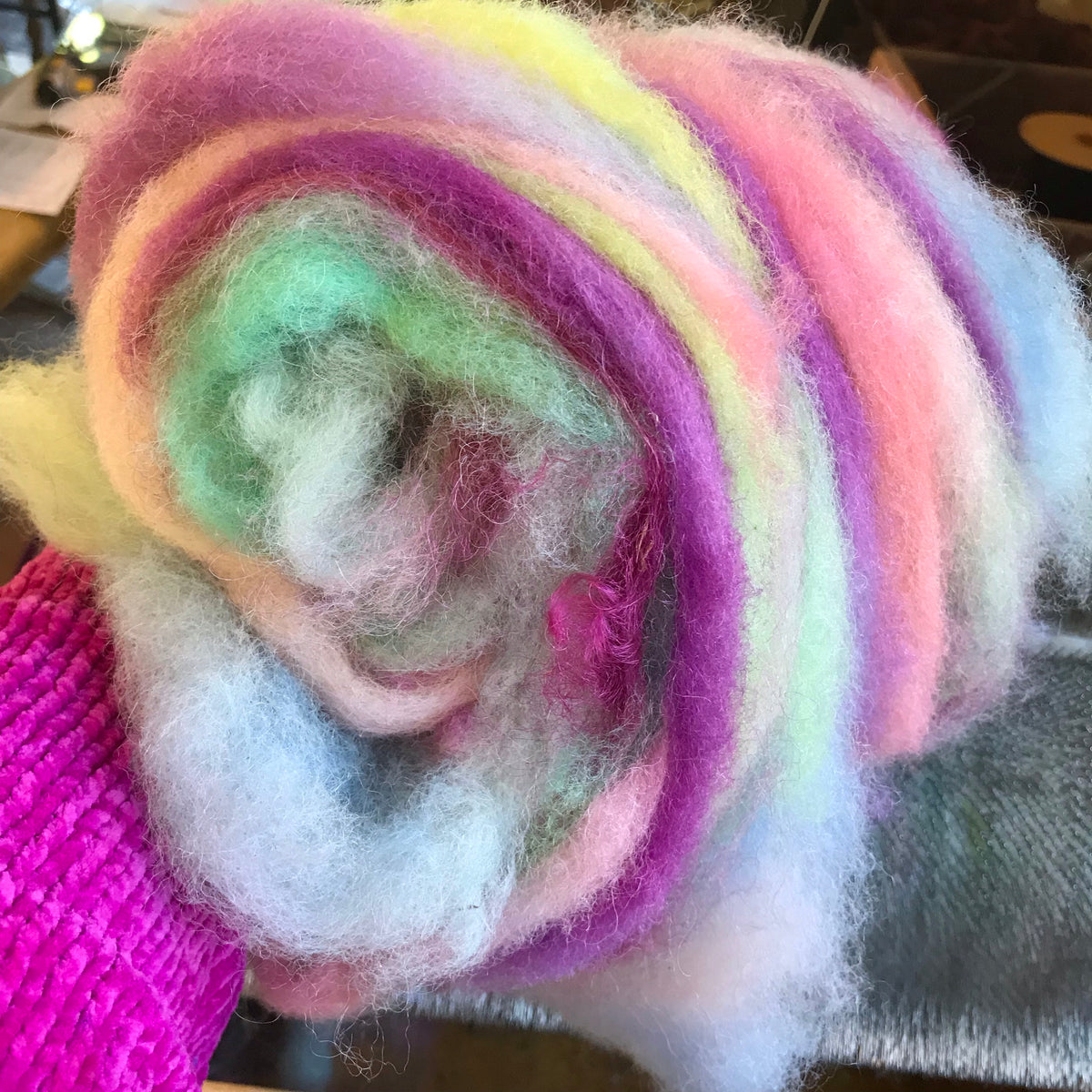 Location de cardeuse Carding rental - Mynoush