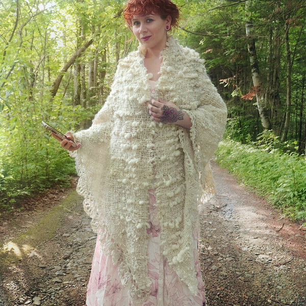 Wool wedding shawl - Mynoush
