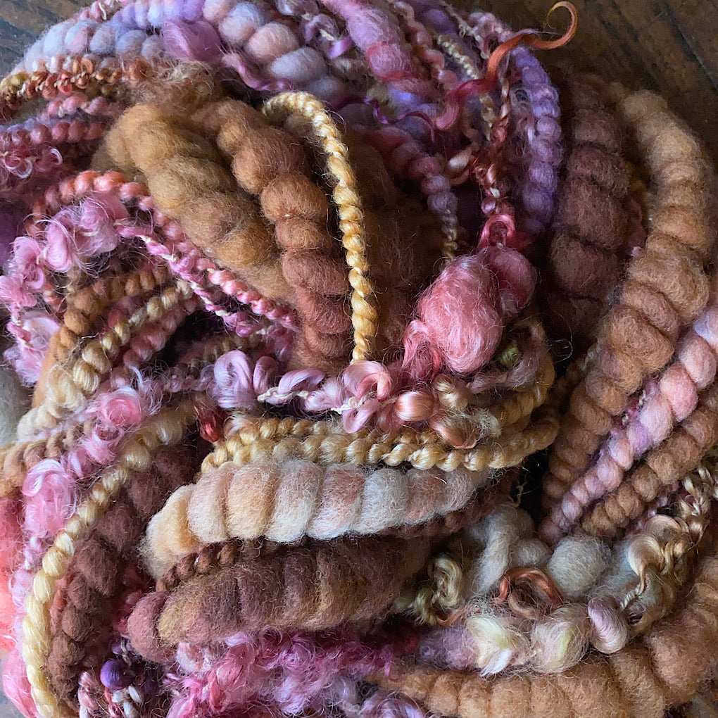 Antique doll Art yarn