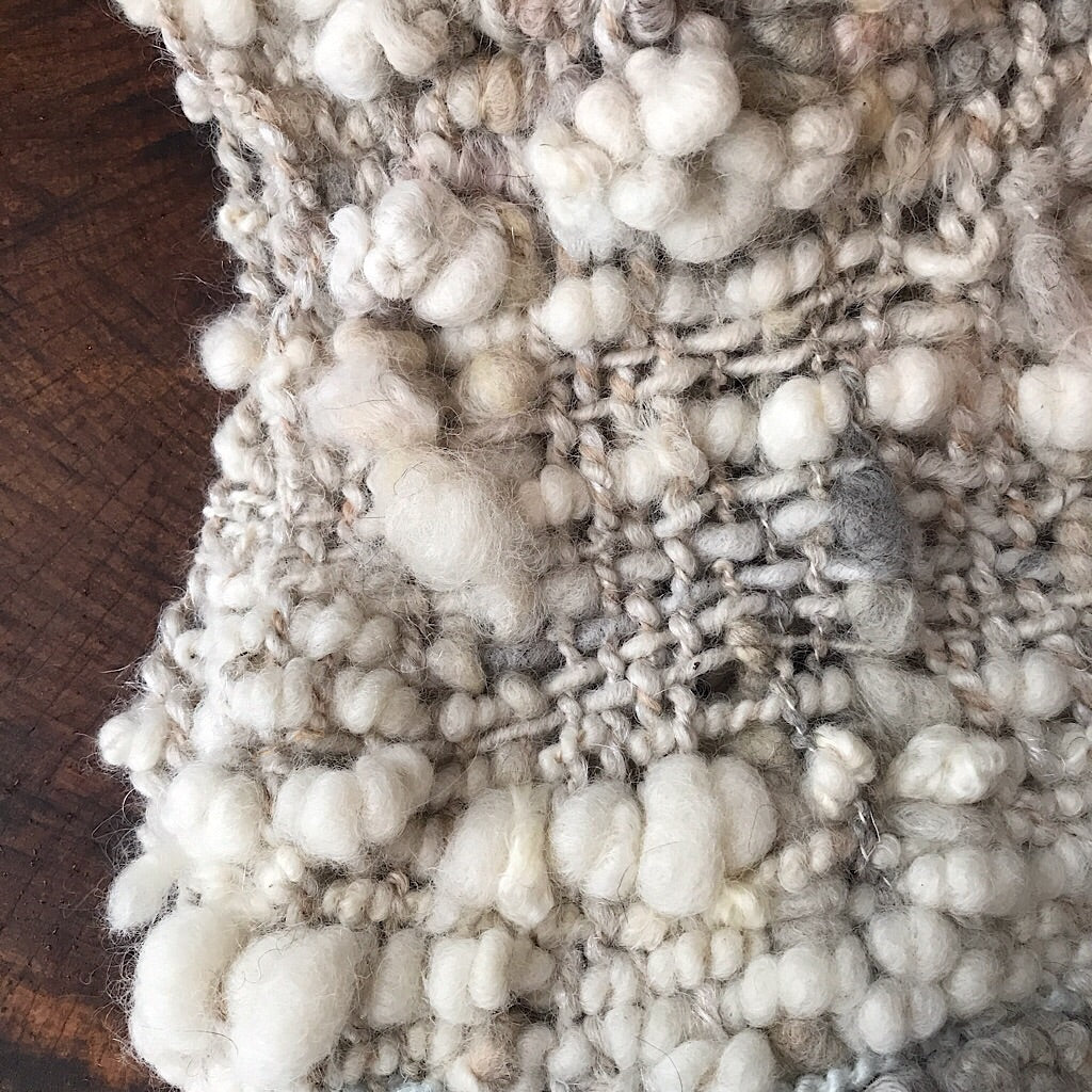 Woven alpaca scarf