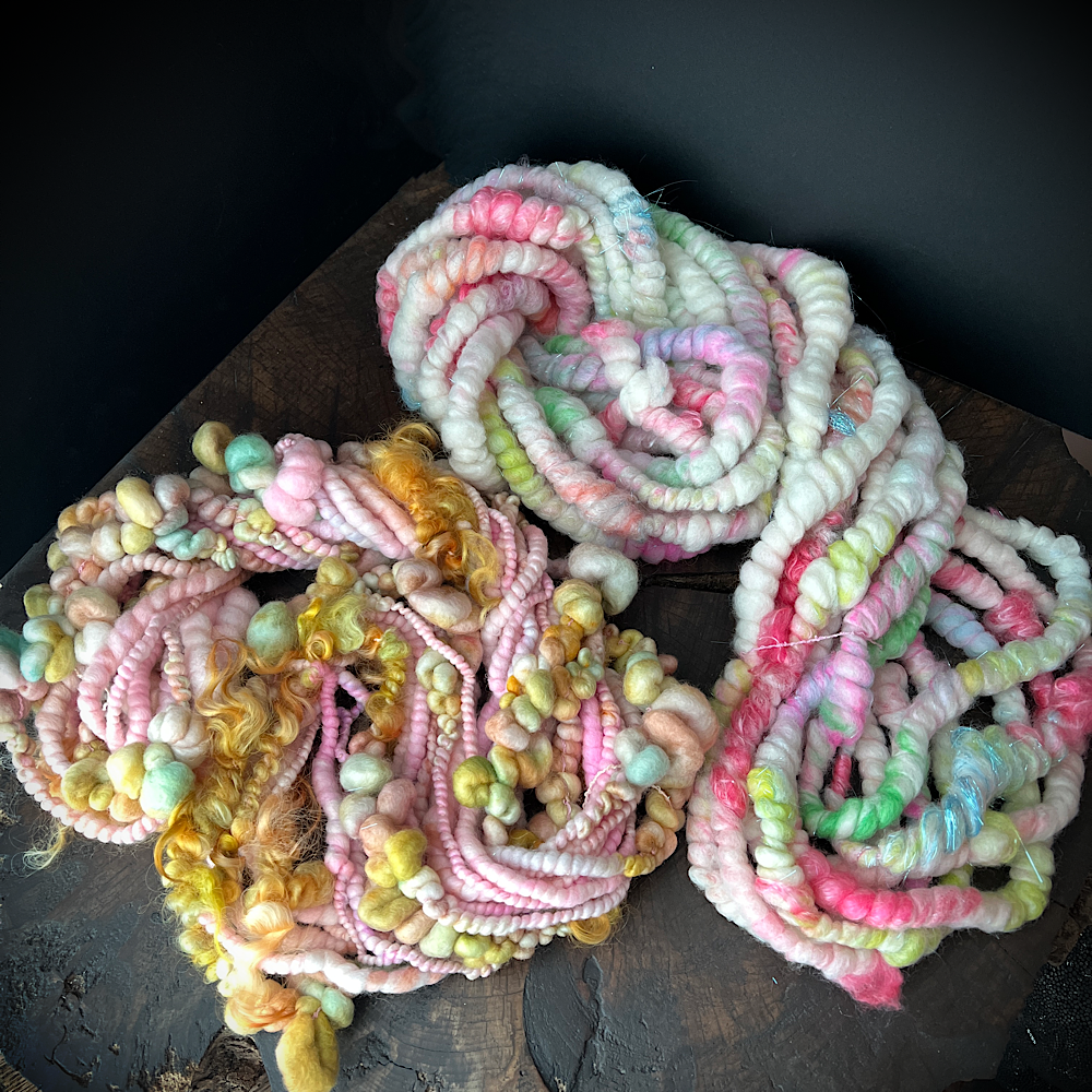 You’re a peach- set of jumbo art yarn