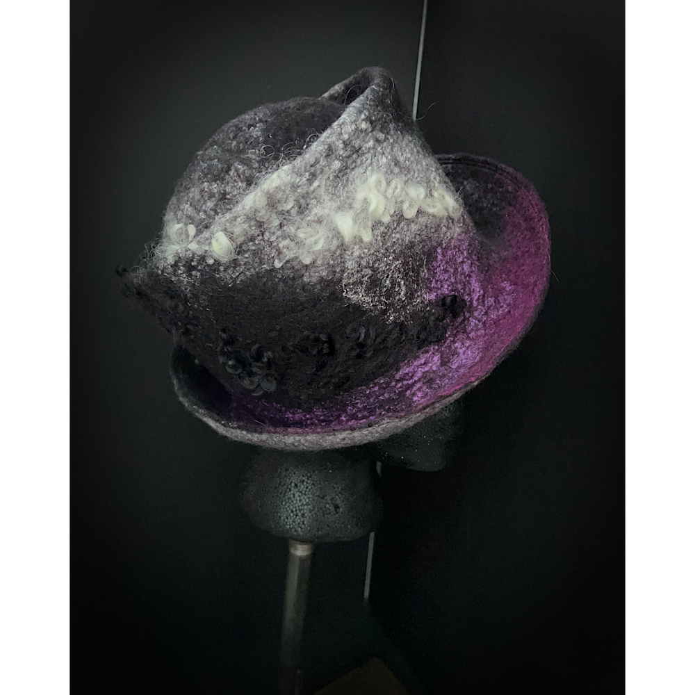 Felted top hat  - 22 3/4”
