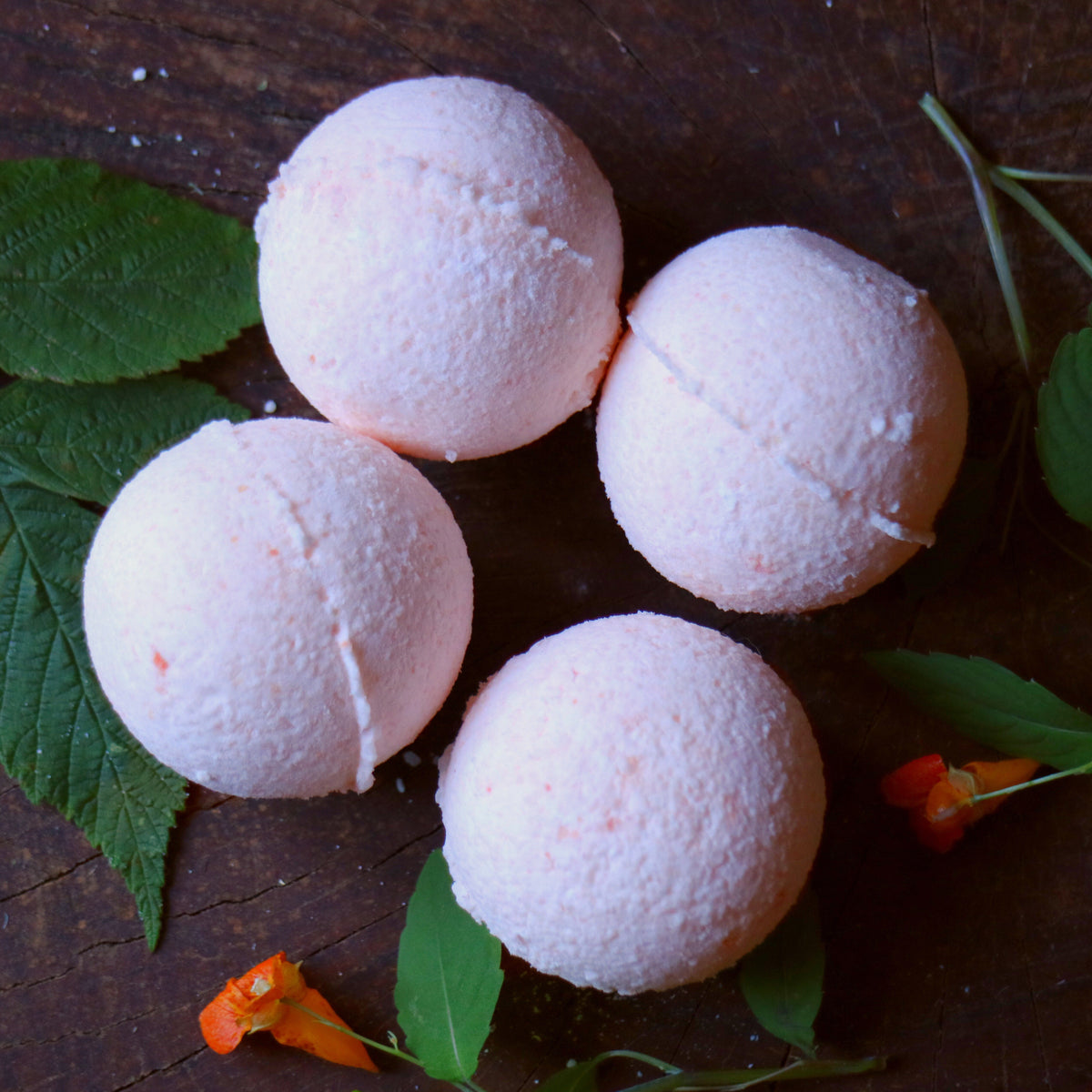 Orange Bath Bombs - 1 bath Bomb - Mynoush