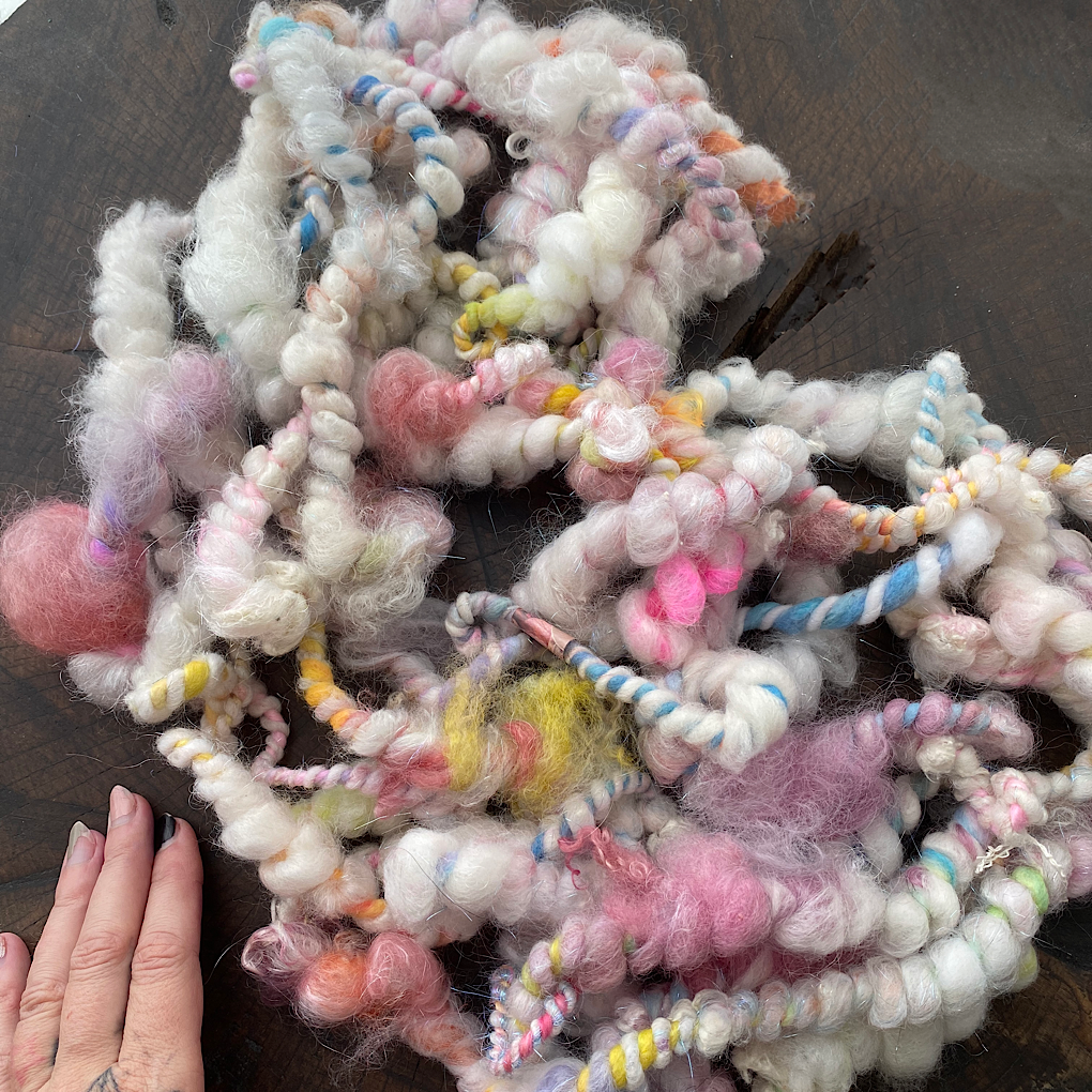 Cloud spark 2 Super coiled Art yarn