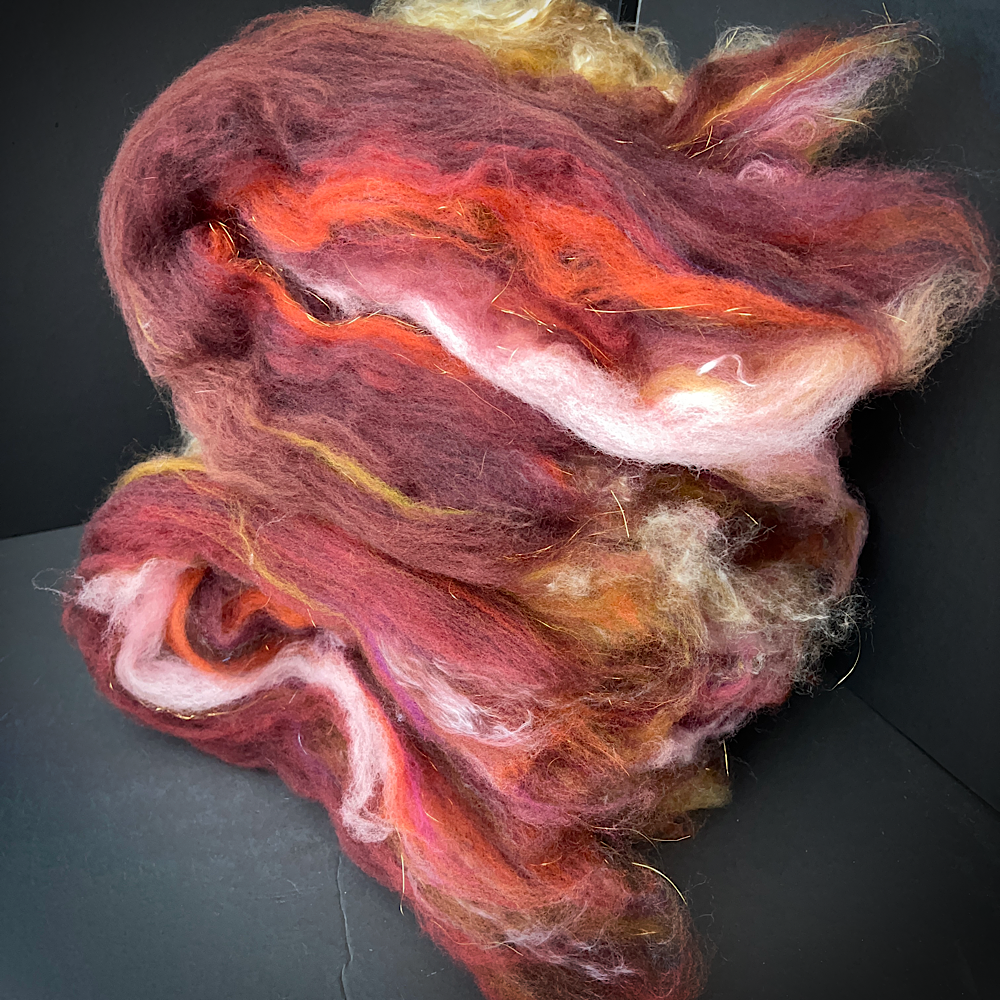 Batt for spinning yarn