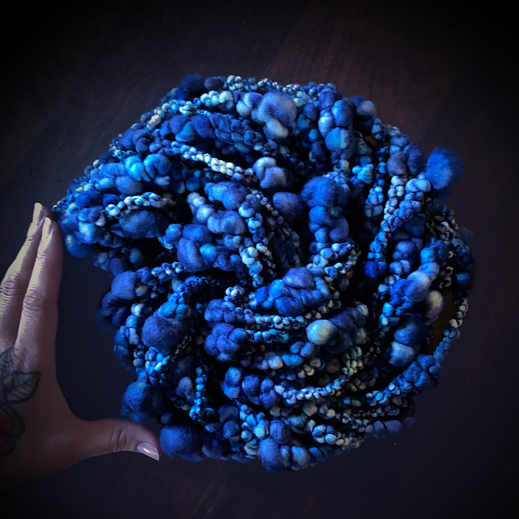 Marine Jumbo boucle Art yarn