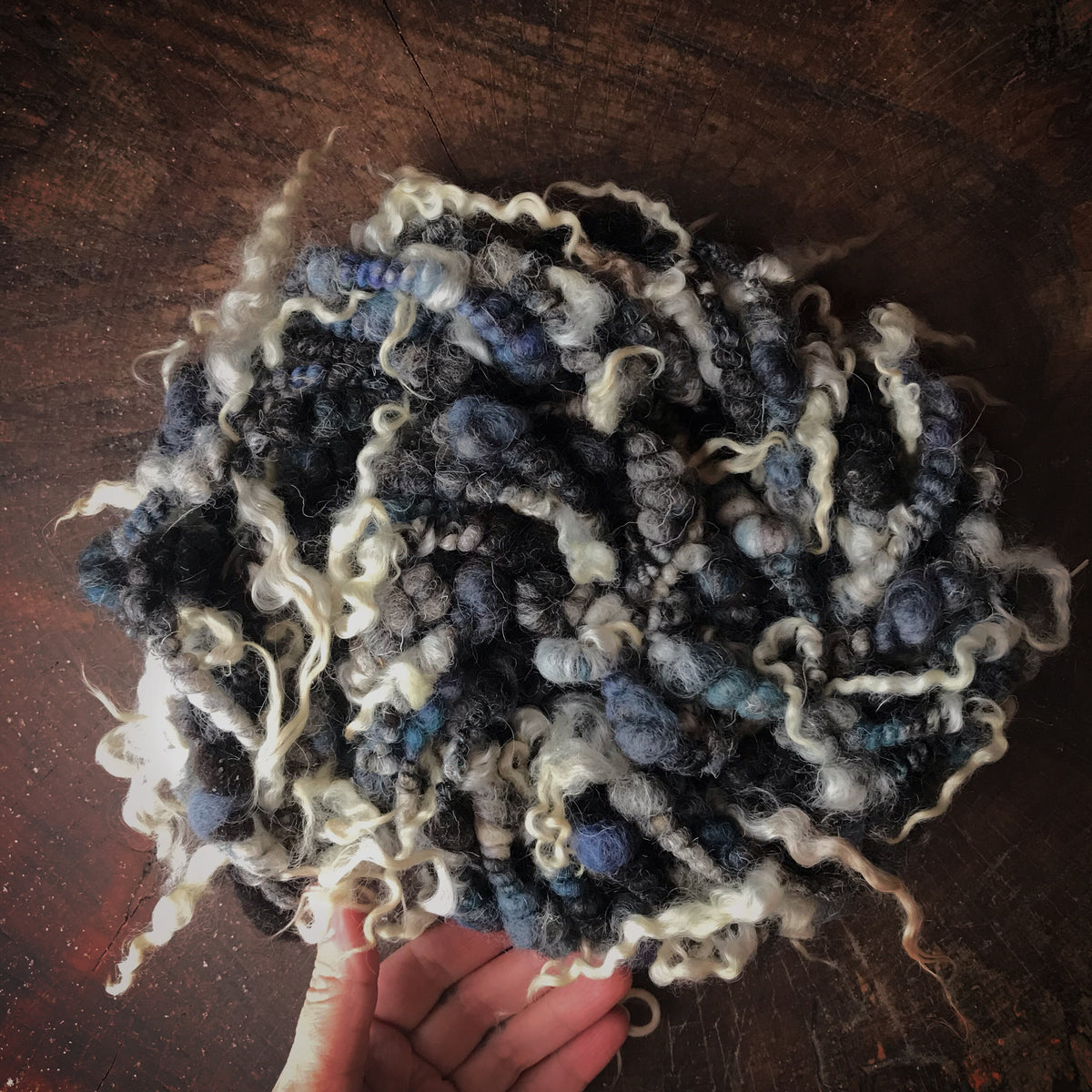 Blue grey art yarn 100g 12y - Mynoush