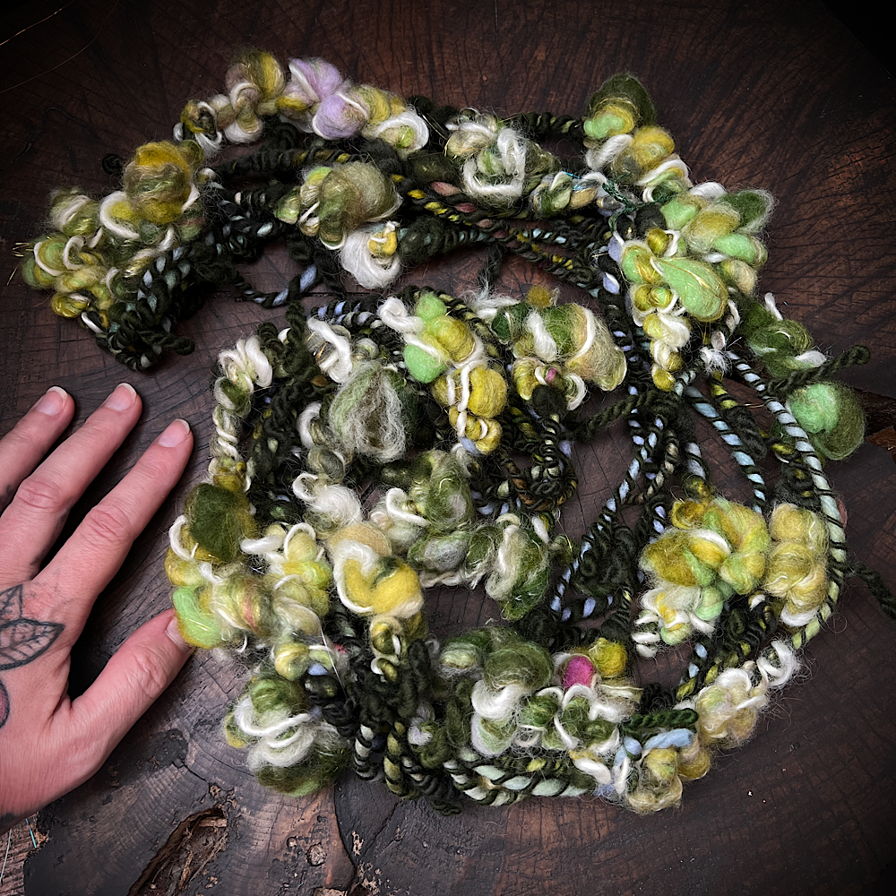 Secret forest weaving art yarn