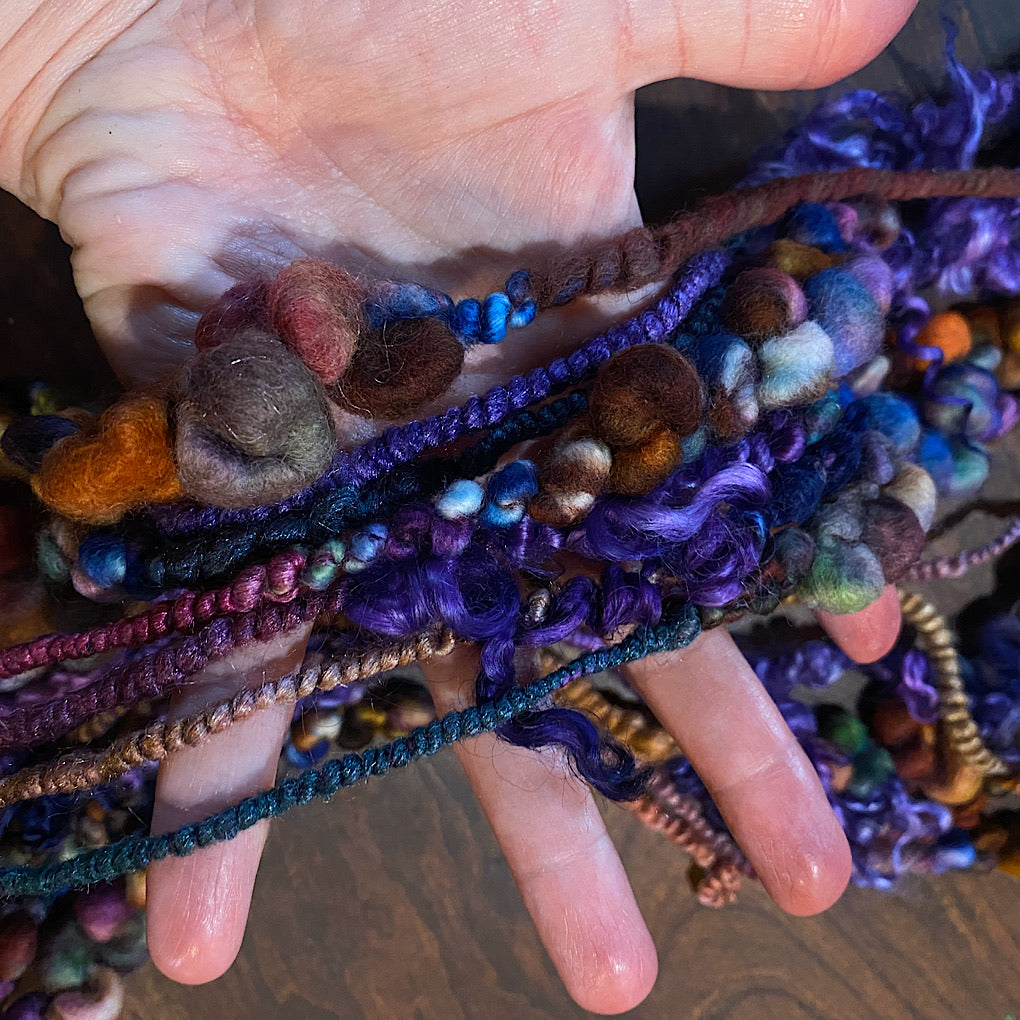 Passionate One-of-a-kind Silk art yarn