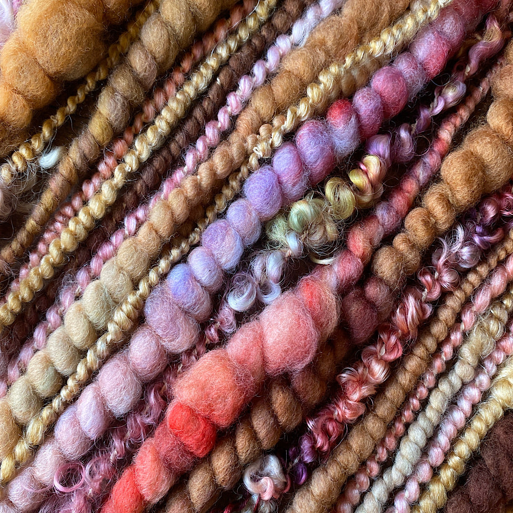 Antique doll Art yarn