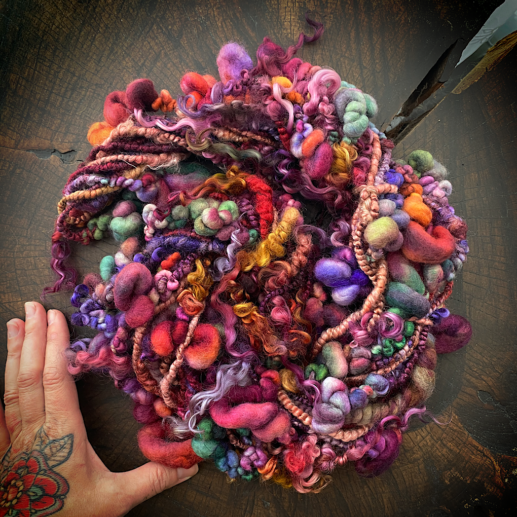 Golden Mina Signature silk art yarn