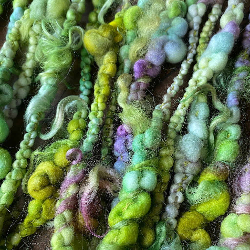 Frais du jardin  Art yarn