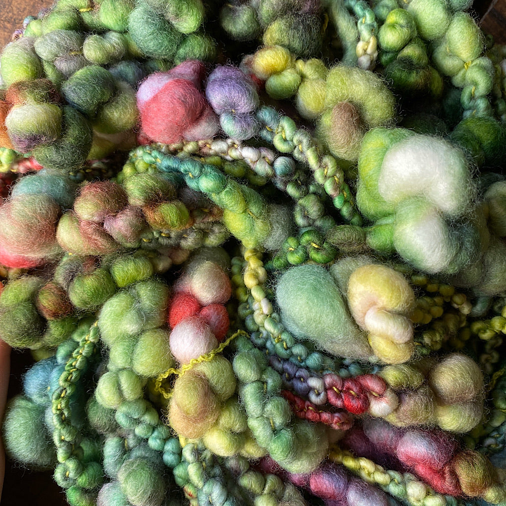 Sauterelle Jumbo boucle  Art yarn