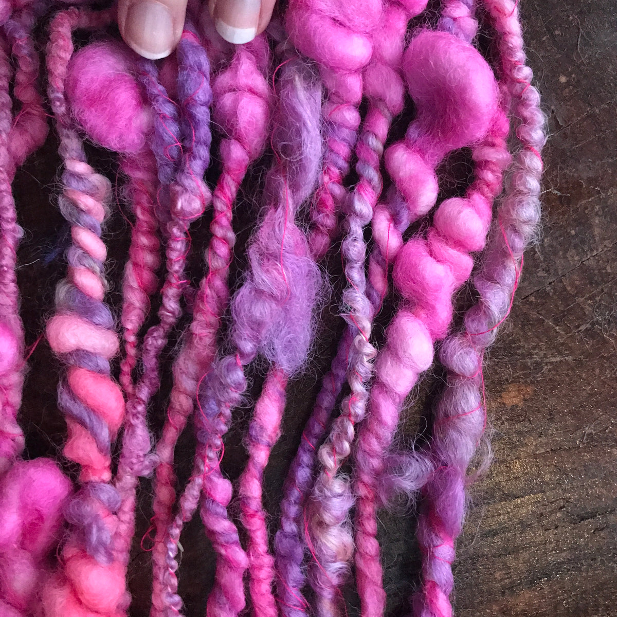 Pink art yarn 85g - Mynoush