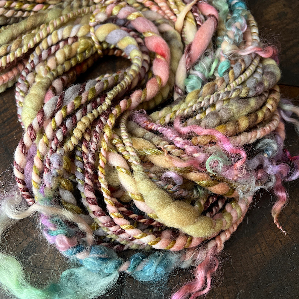 Golden Spring mini twist yarn