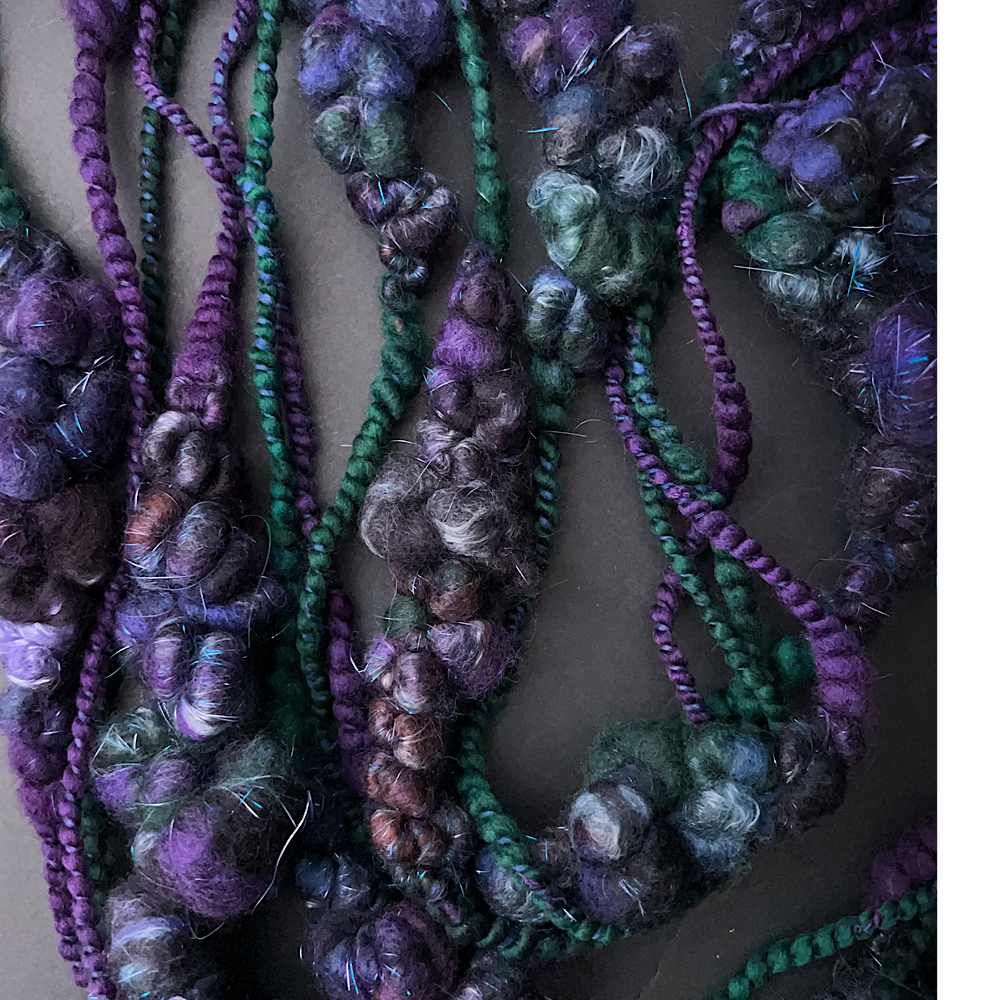 Large Art yarns kit for weaving 14 oz