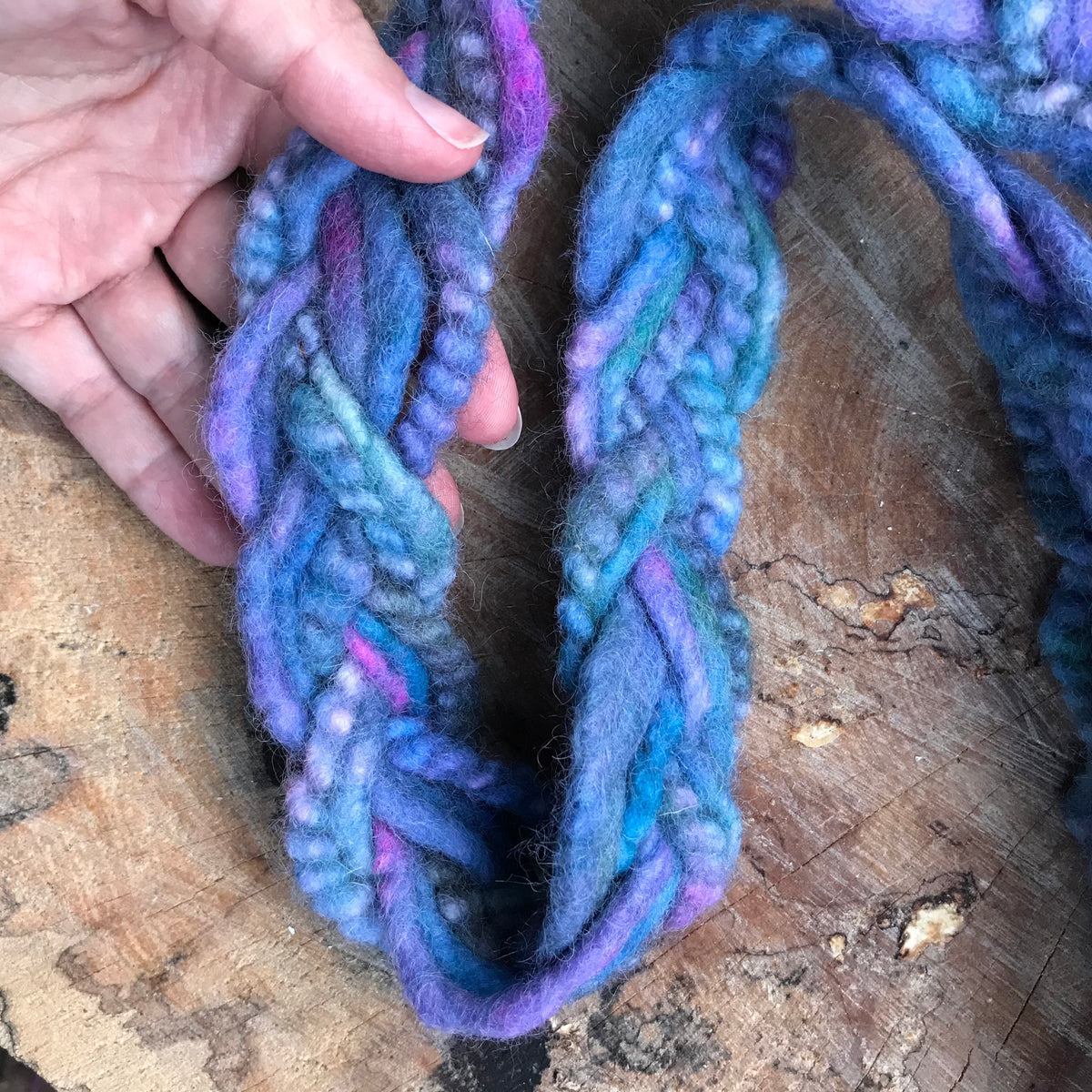 Blue Felted handbag prototype II - Mynoush