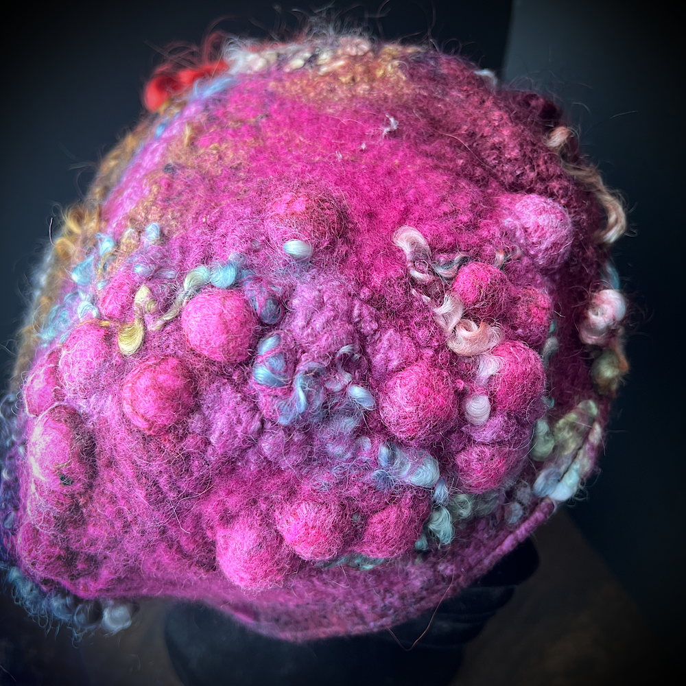 Merino silk beret 23“1/2